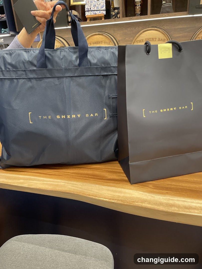 Shopping Bags at The Shirt Bar