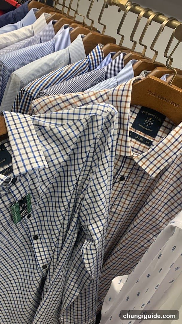 Men's Dress Shirt Display