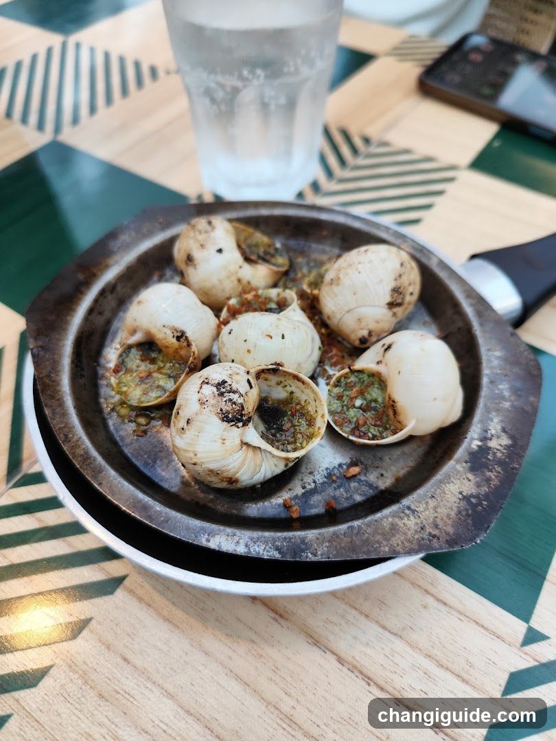Snails in Shell Dish