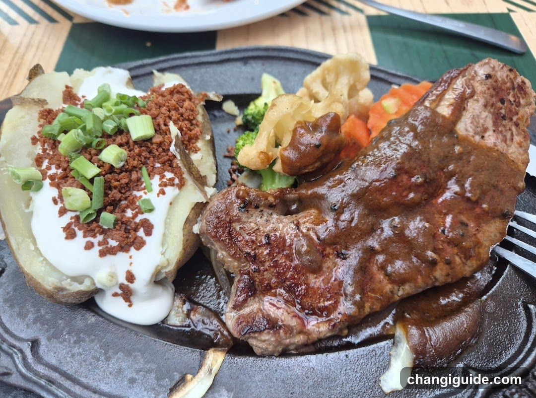 Steak and Baked Potato Meal