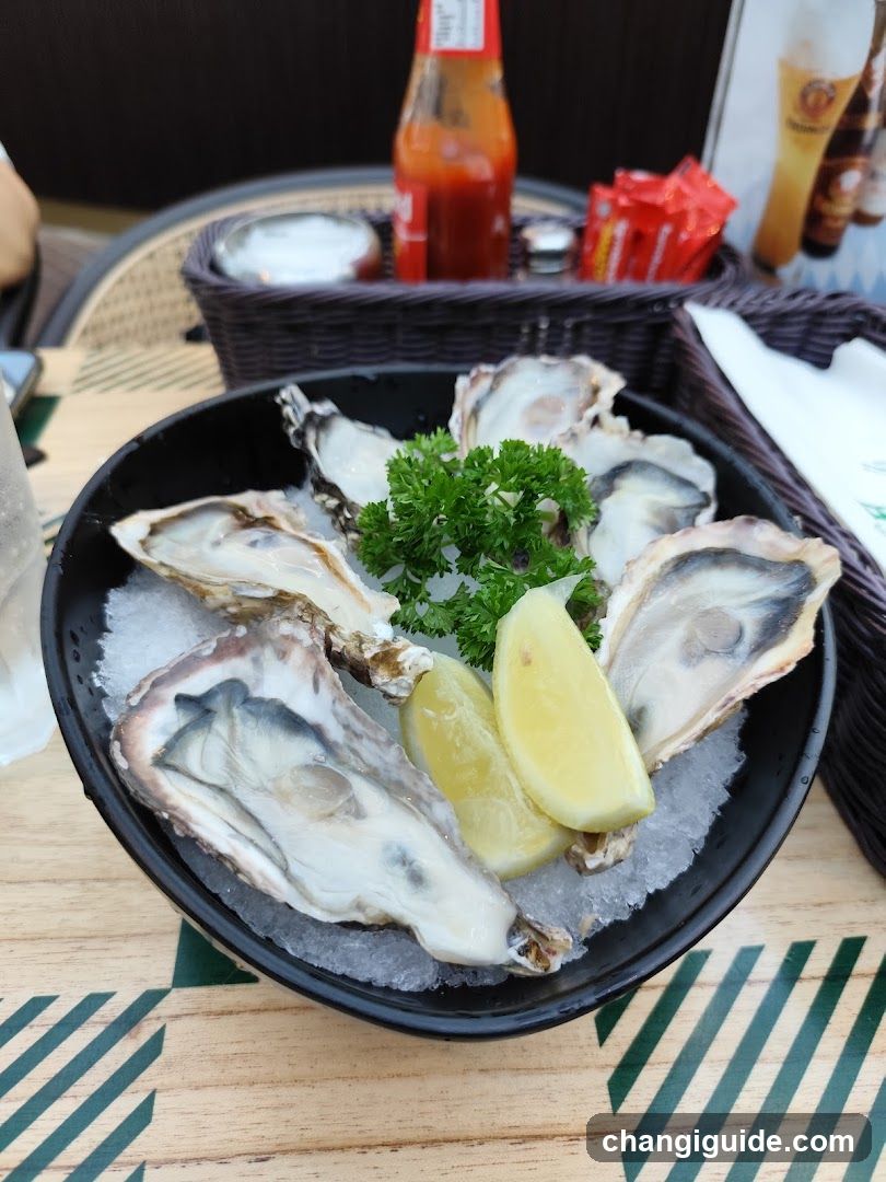 Oyster Platter with Garnish