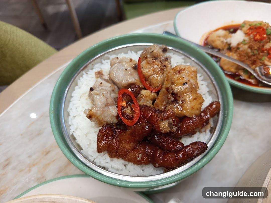 Rice Bowl with Chicken and Fingers