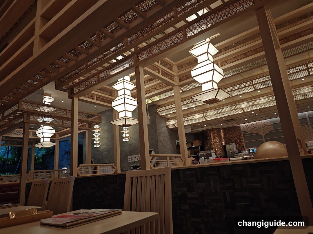 Interior of a Japanese-style restaurant