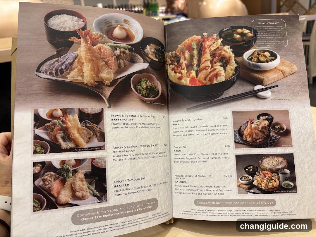Japanese Restaurant Menu