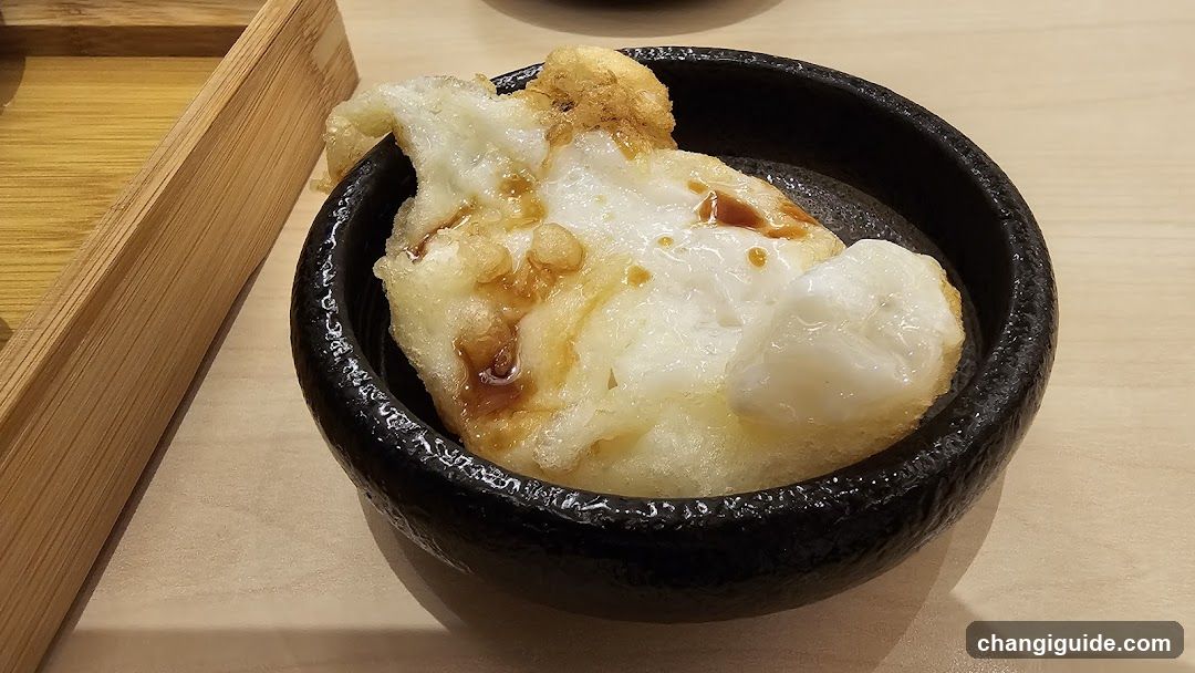 Fried Egg Dish in Stone Bowl