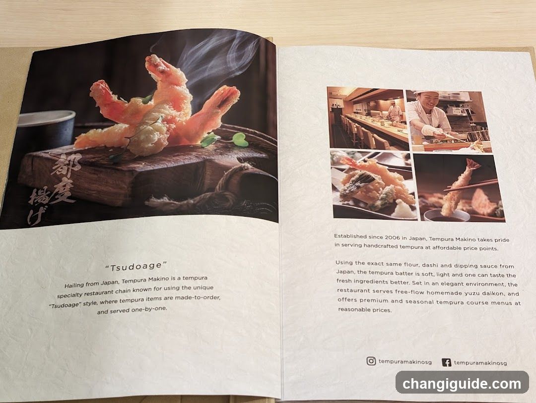 Tempura Makiino Brochure Page
