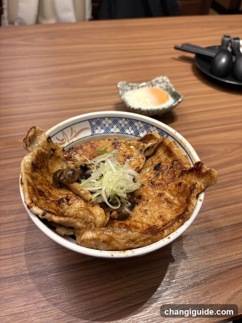 Grilled Meat Bowl with Egg and Condiments