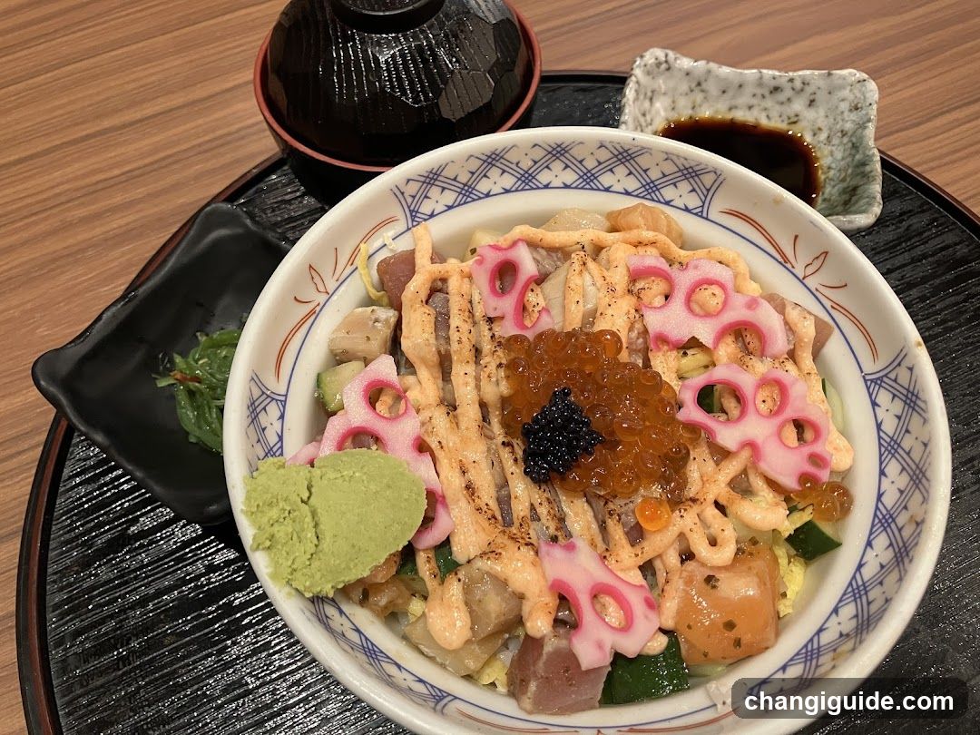 Japanese Rice Bowl with Toppings