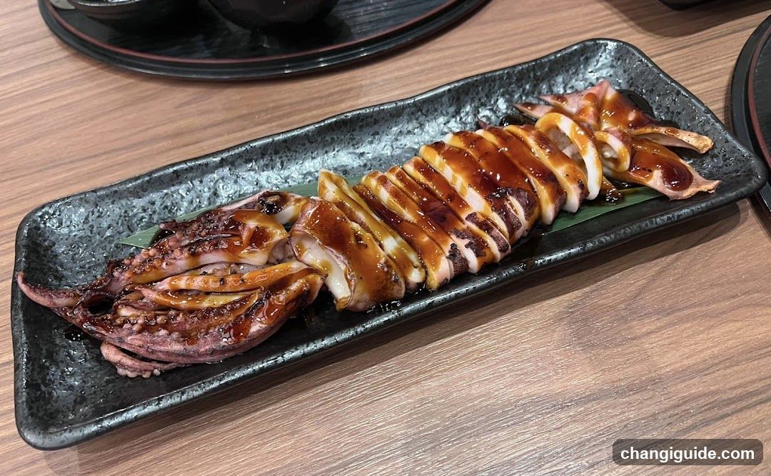 Sashimi-style Squid with Sauce