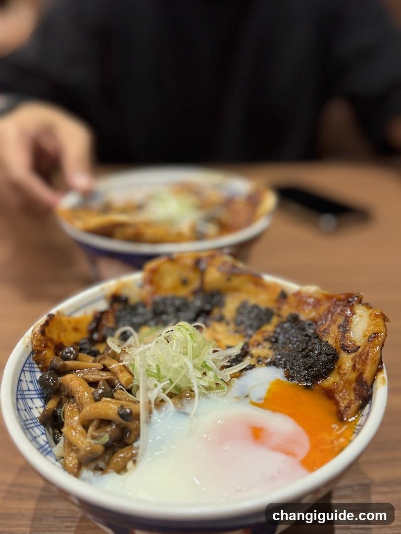 Rice Bowl with Egg and Tofu
