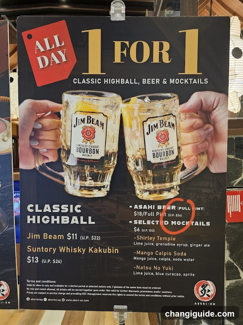 1 FOR 1 Classic Highball, Beer & Mocktails Promo