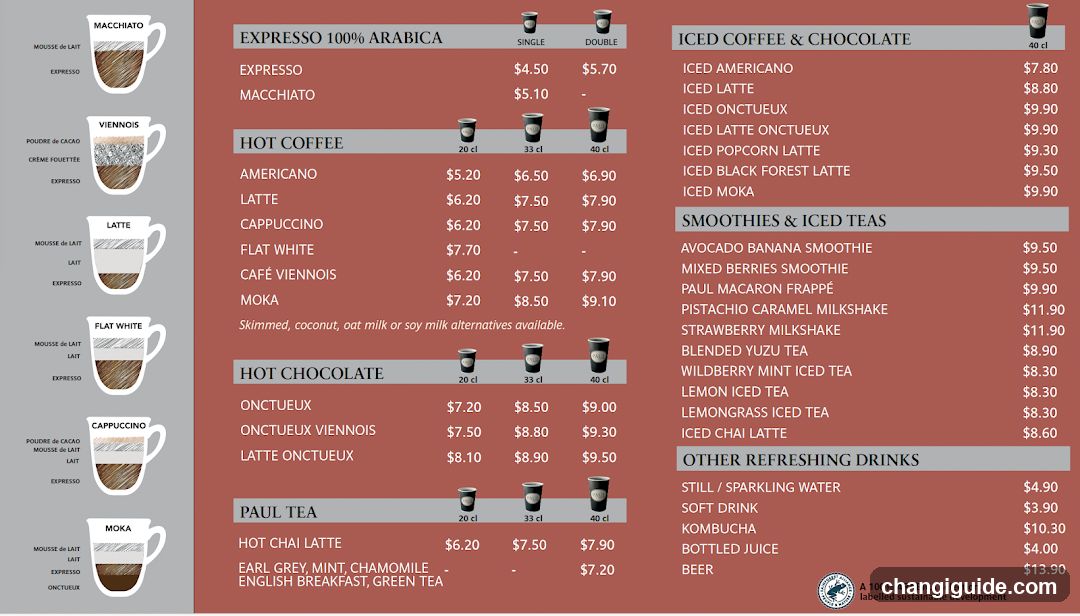 Coffee & Tea Menu