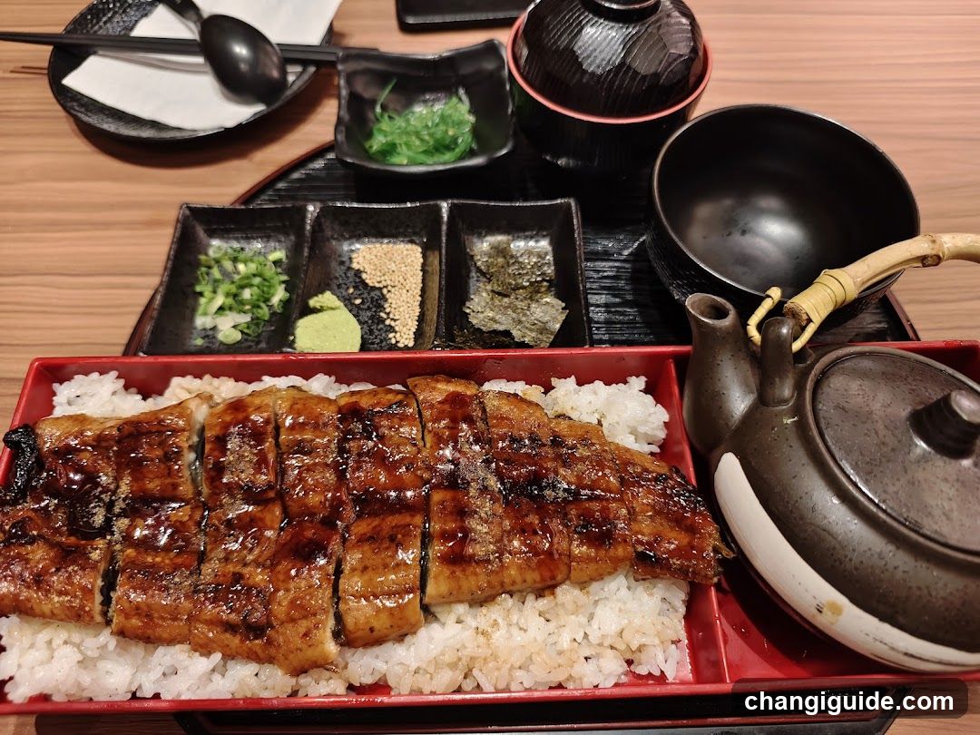 Eel Rice Bowl with Side Dishes