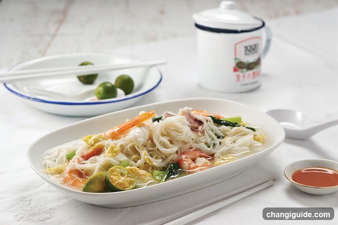 Noodle Dish with Shrimp and Lime