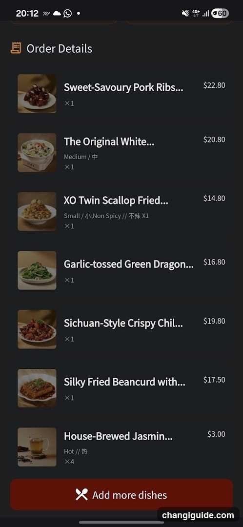 Order Details Screen