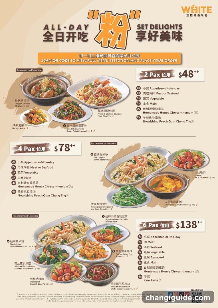 WHITE - All-Day Set Delights Menu