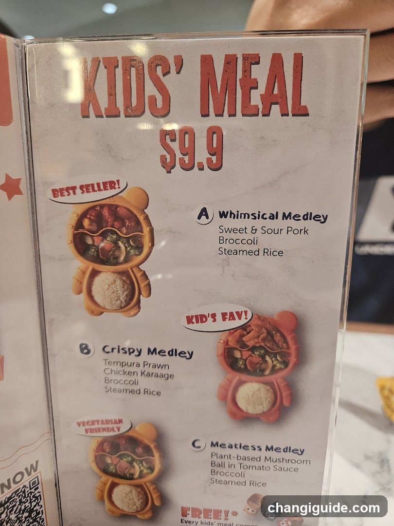 Kids' Meal Menu