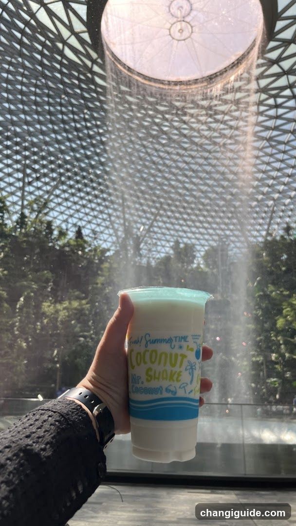 Coconut Shake in a domed atrium