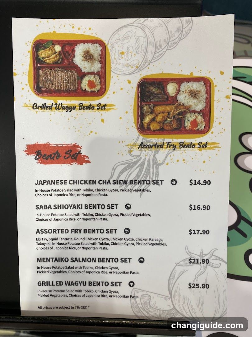 Bento Set Menu