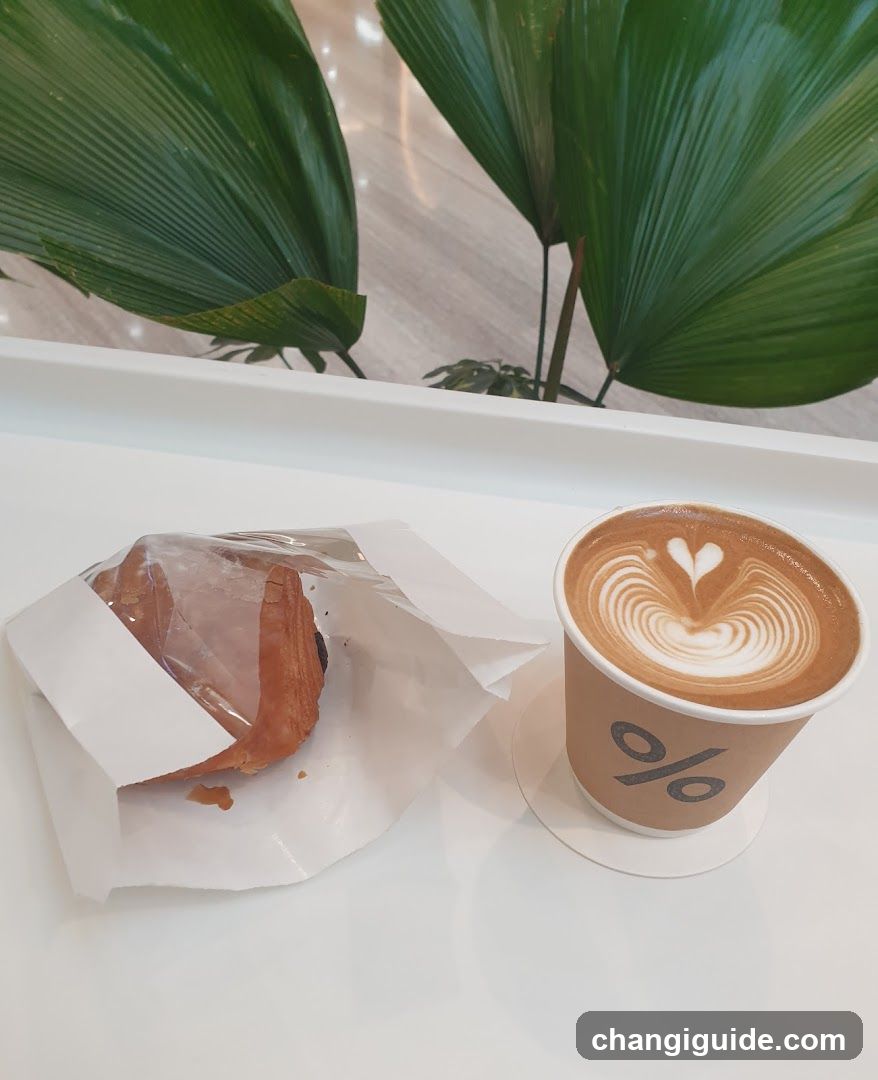 Coffee and Pastry at % Arabica