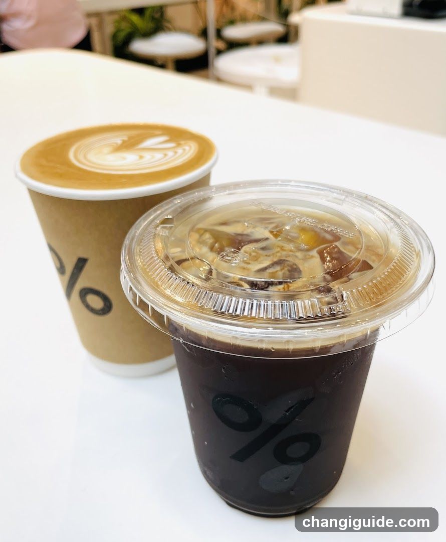 Coffee Drinks at % Arabica