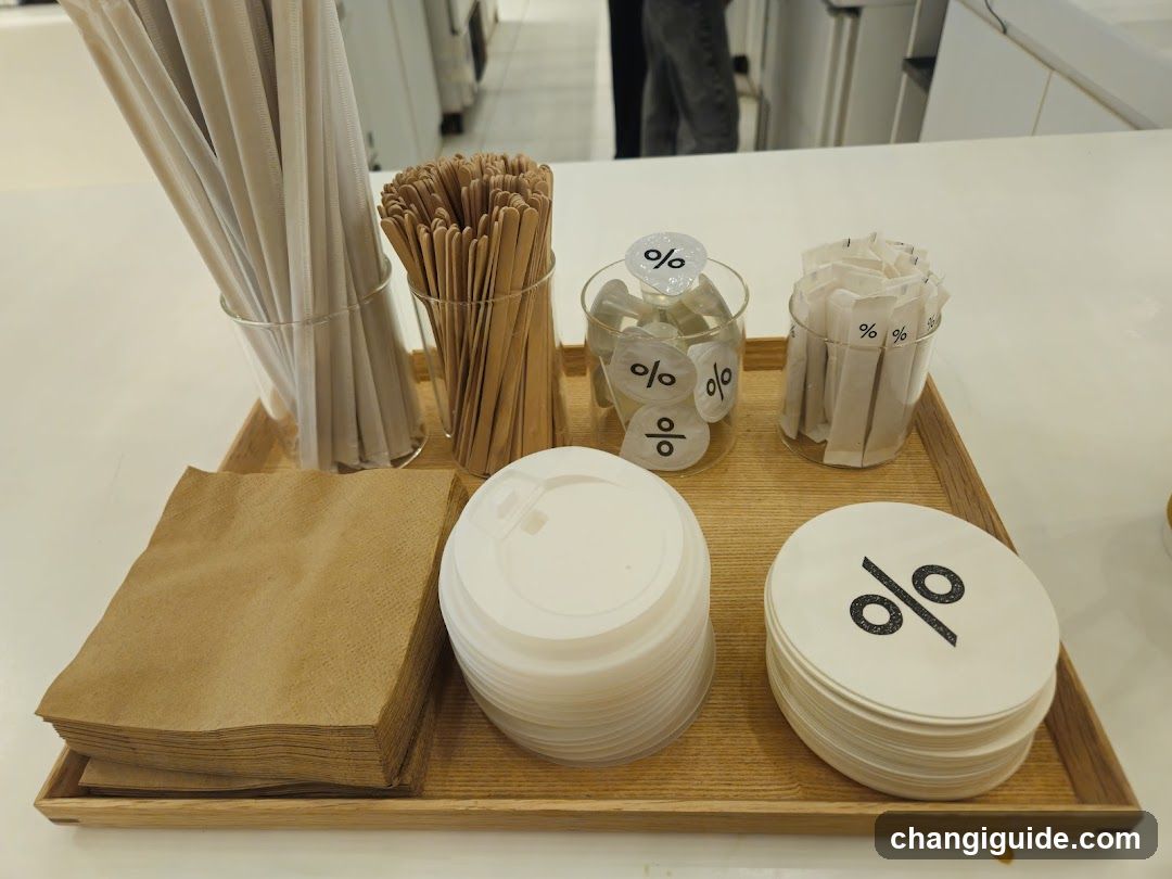 Coffee Shop Condiments Tray