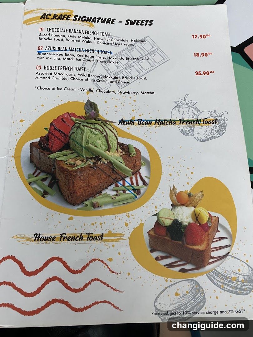 AC RAFAE Signature - Sweets Menu