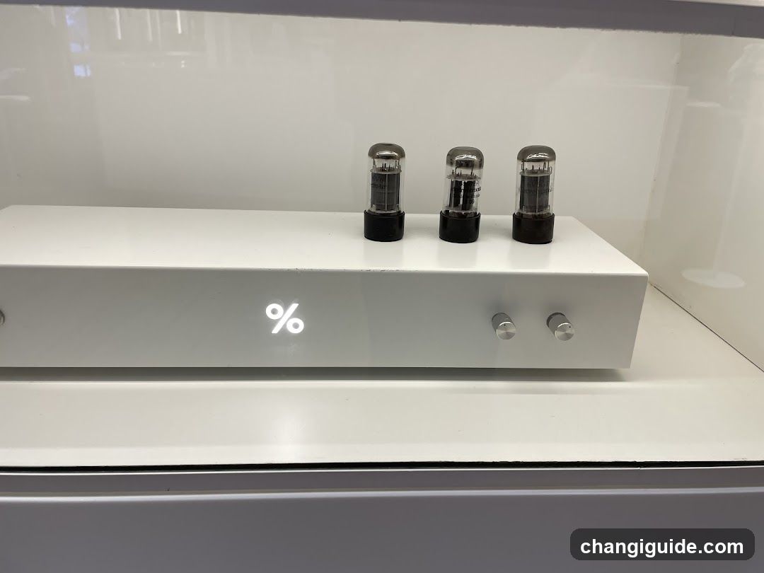 Tubed Audio Component Display