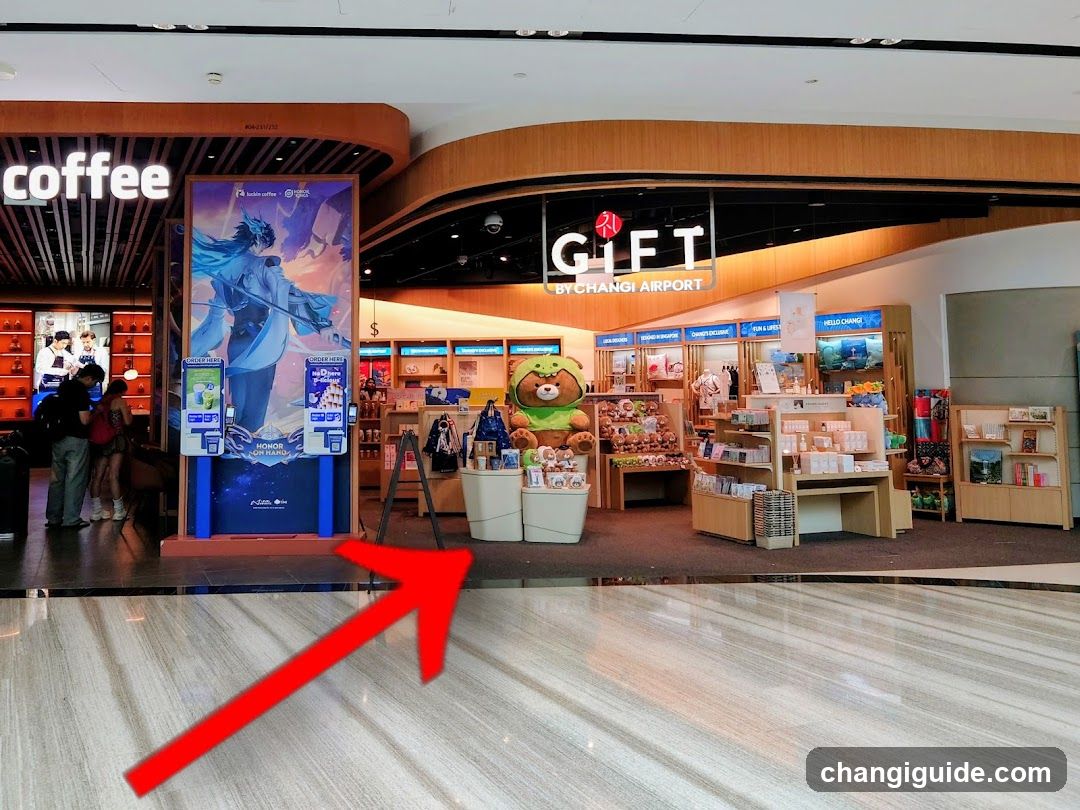 Changi Airport Gift Shop Interior
