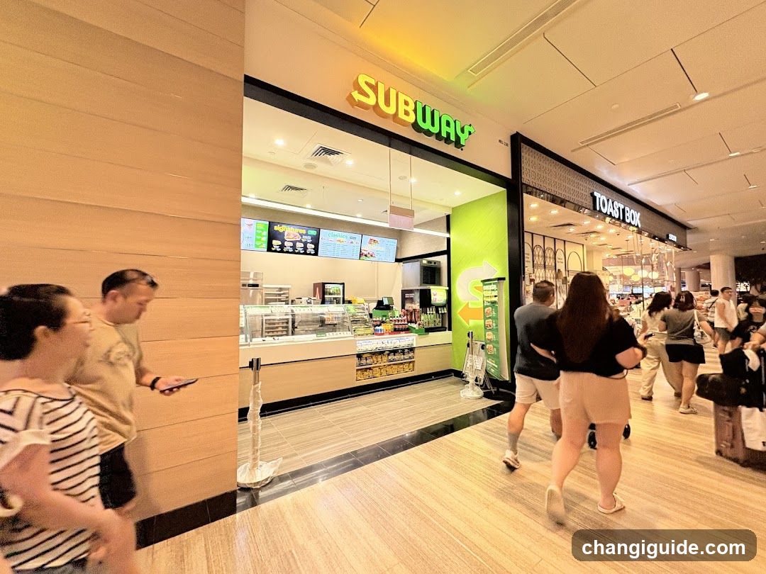 Subway Store Interior View