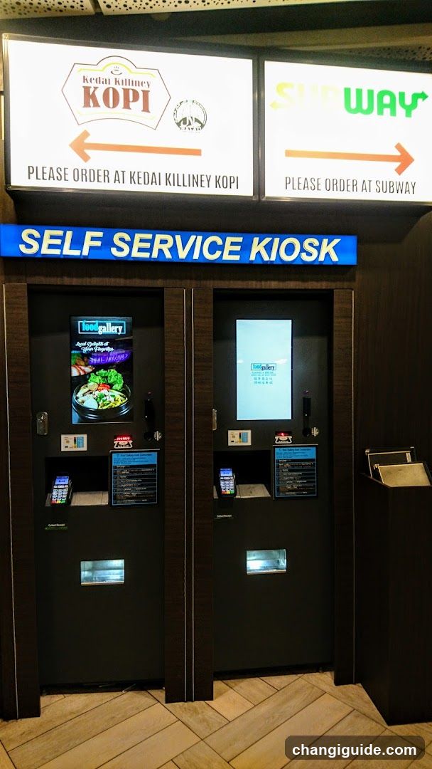 Self Service Kiosk Area