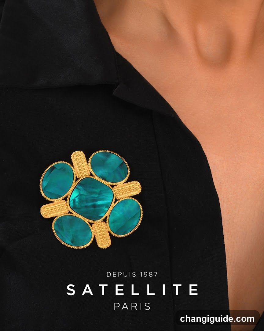Satellite Brooch Ad