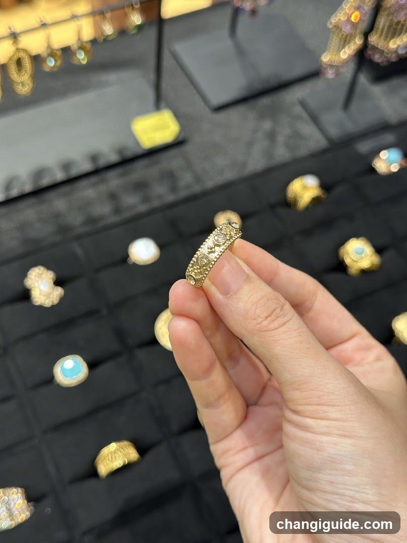 Gold Ring Display