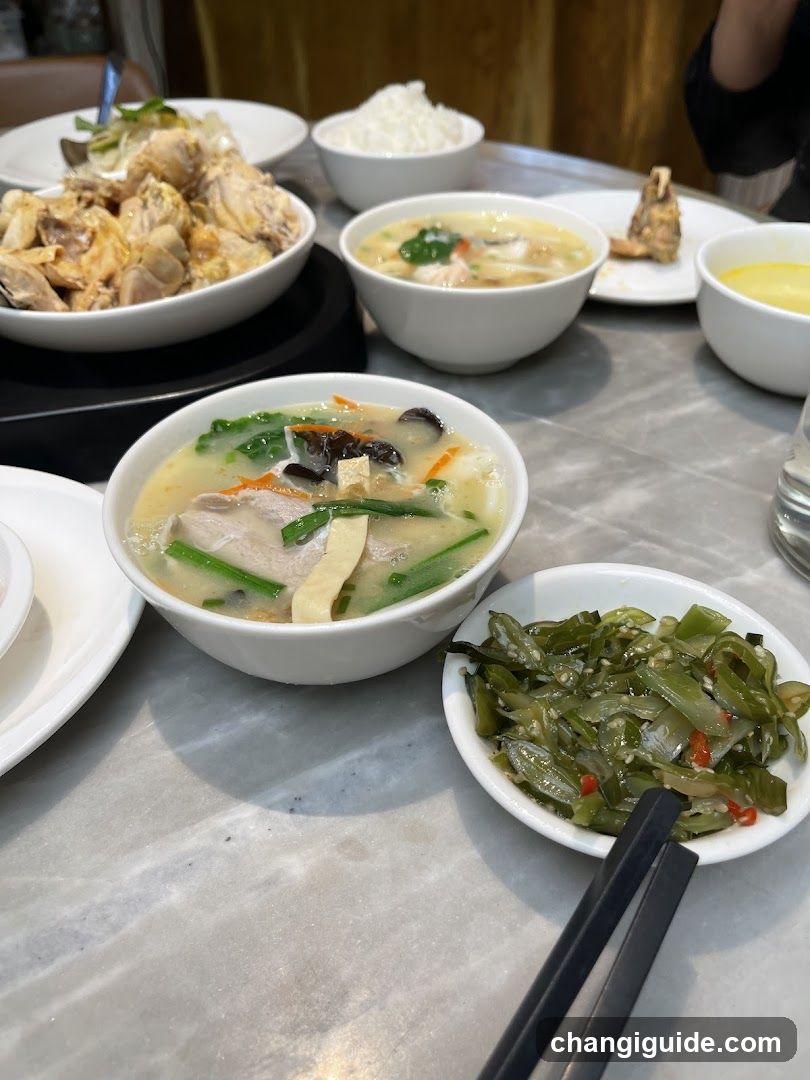 Dining Table with Chinese Dishes