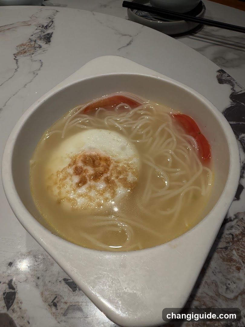 Tomato Egg Noodle Soup