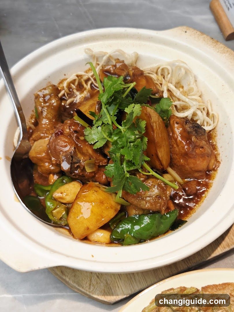 Stir-fried Chicken with Vegetables and Noodles