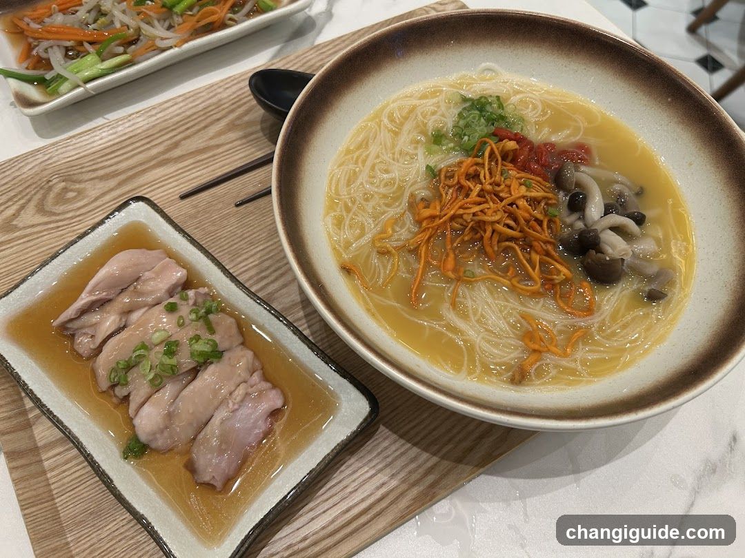 Noodle Bowl with Chicken and Vegetables