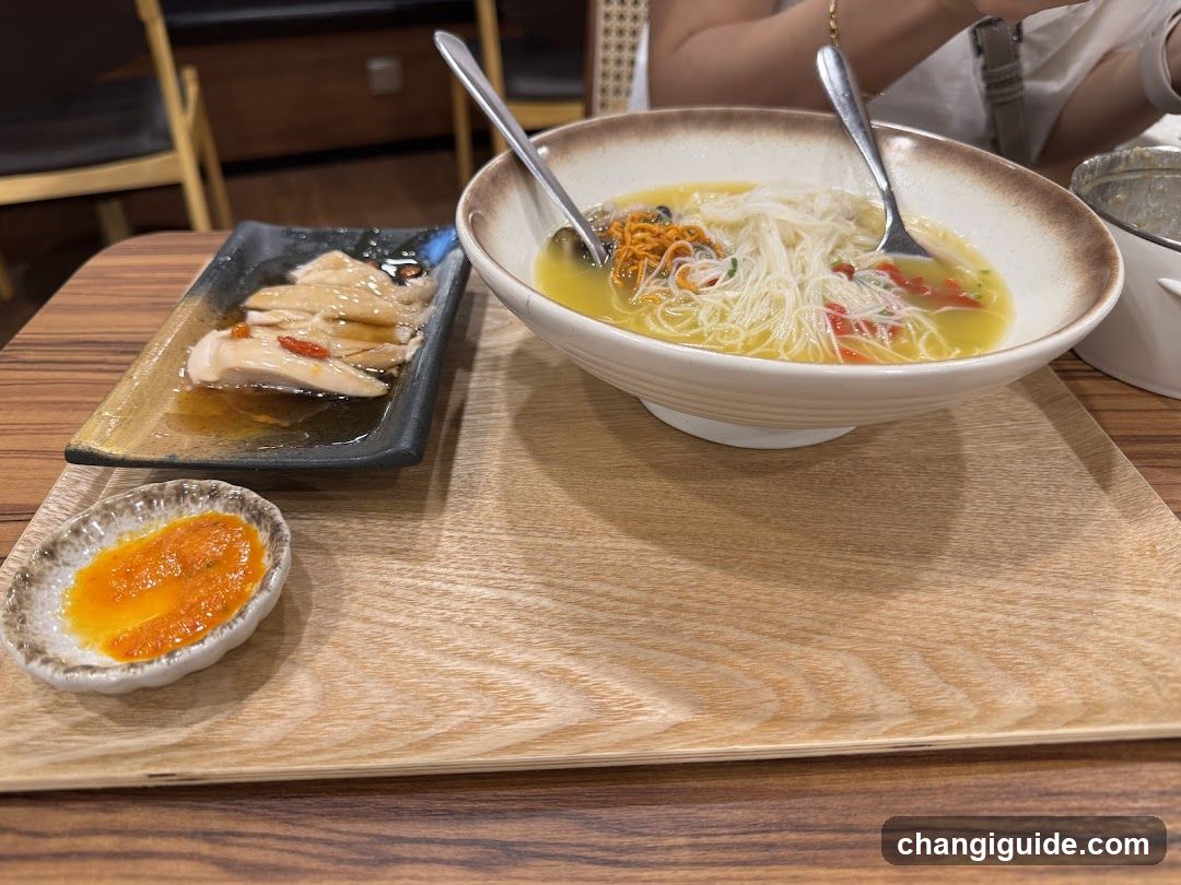 Noodle Bowl with Side Dishes