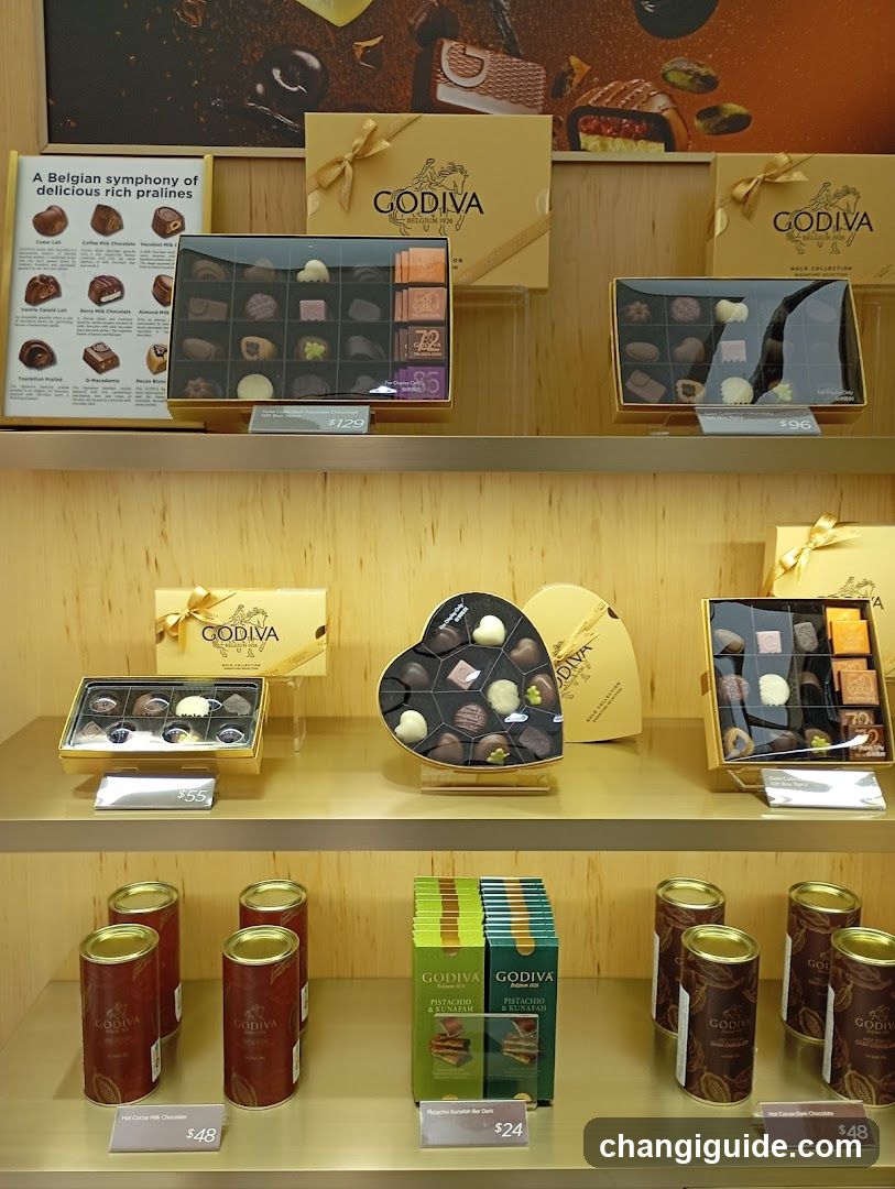 Godiva Chocolate Display