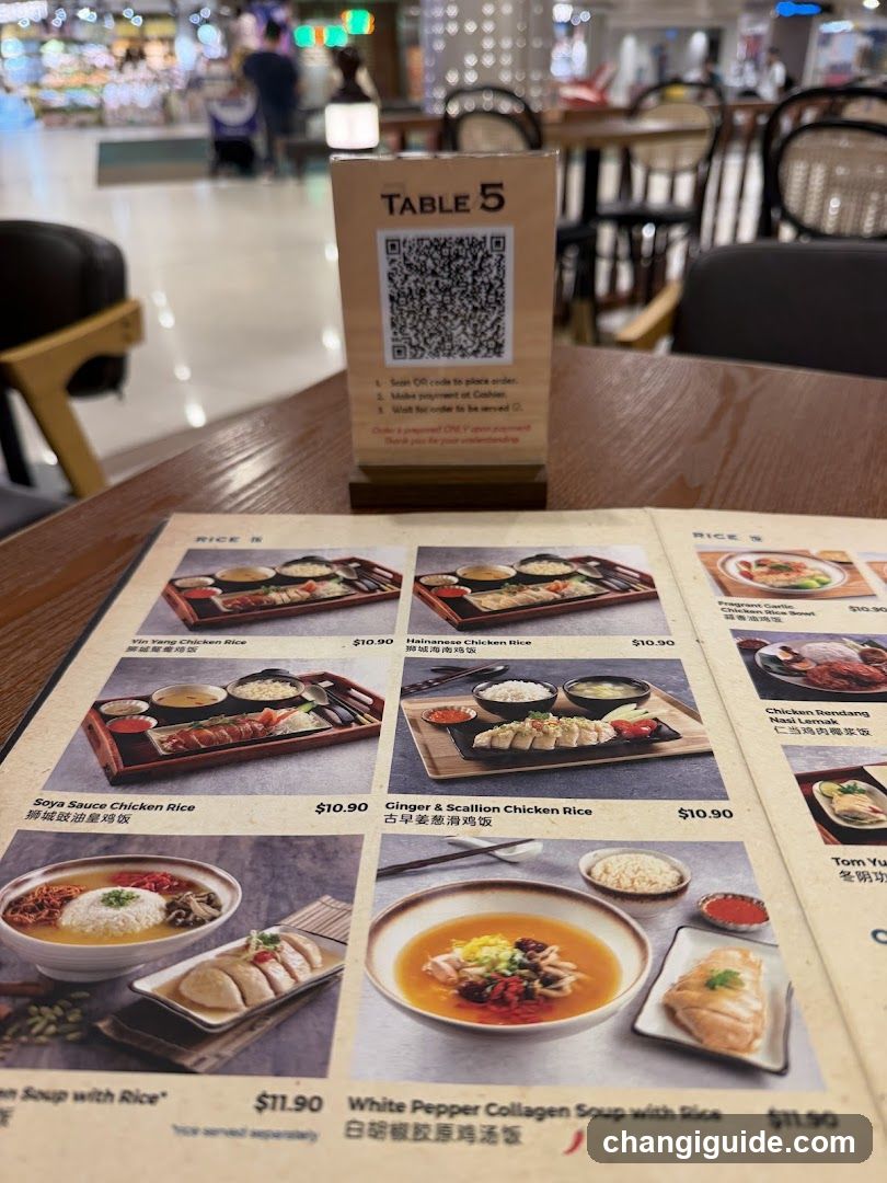 Restaurant Interior Table View