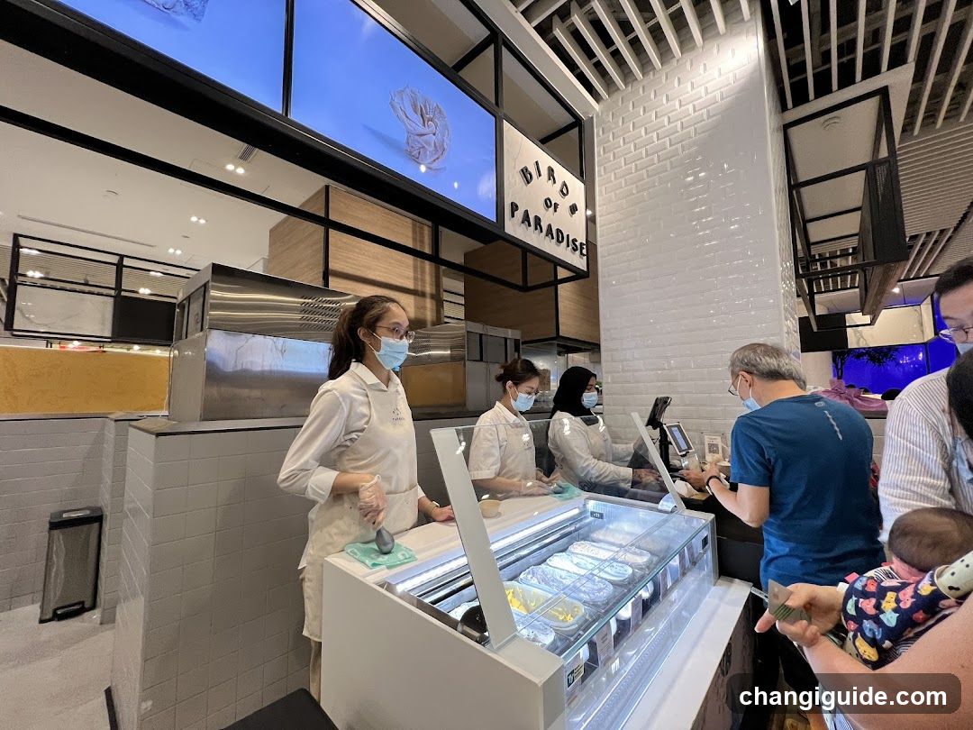 Bird of Paradise Ice Cream Shop Interior