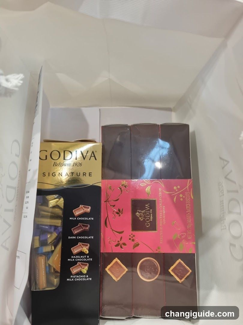 Godiva Chocolate Boxes in Gift Bag