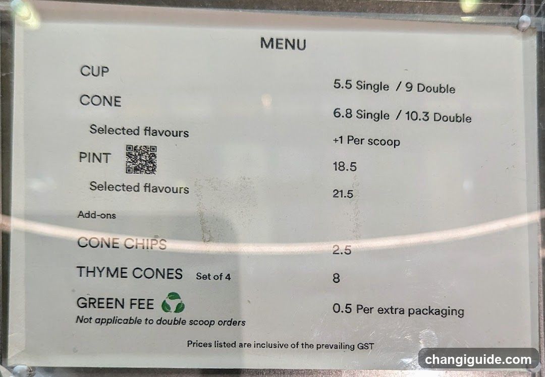 Flavor Menu Board