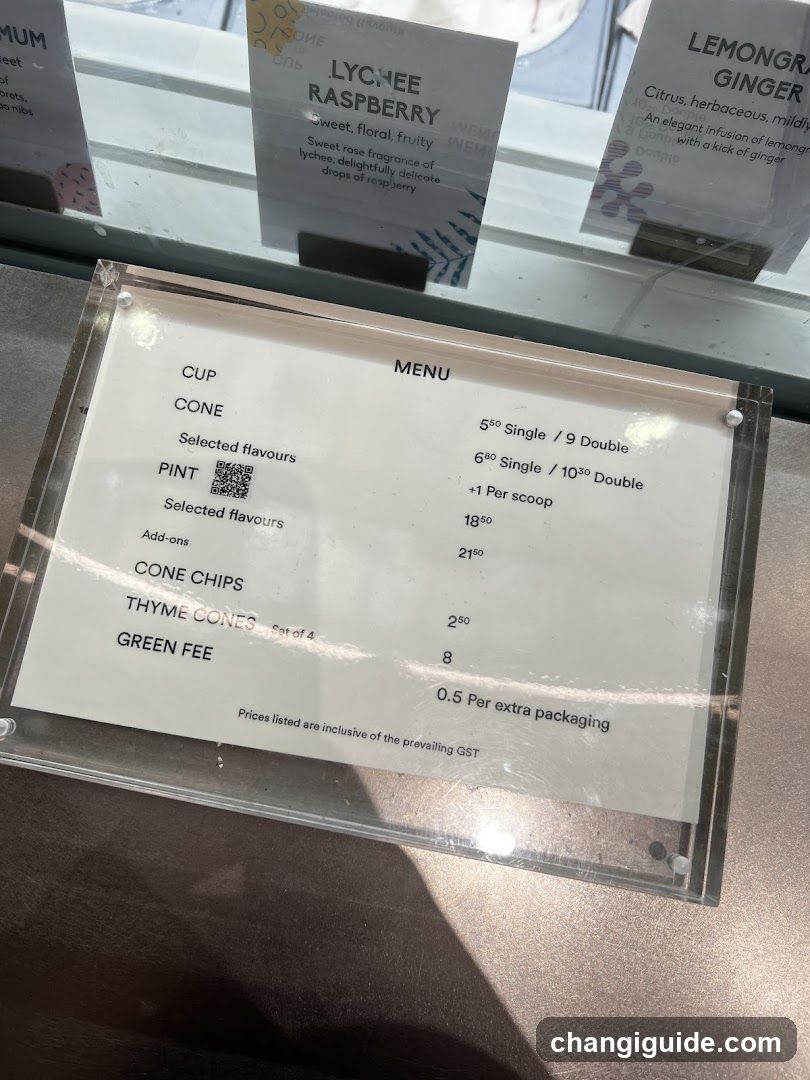Cup Menu