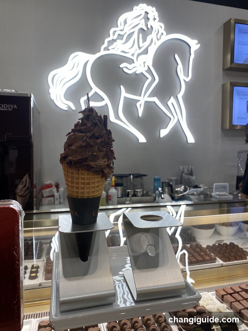 Chocolate Ice Cream Display