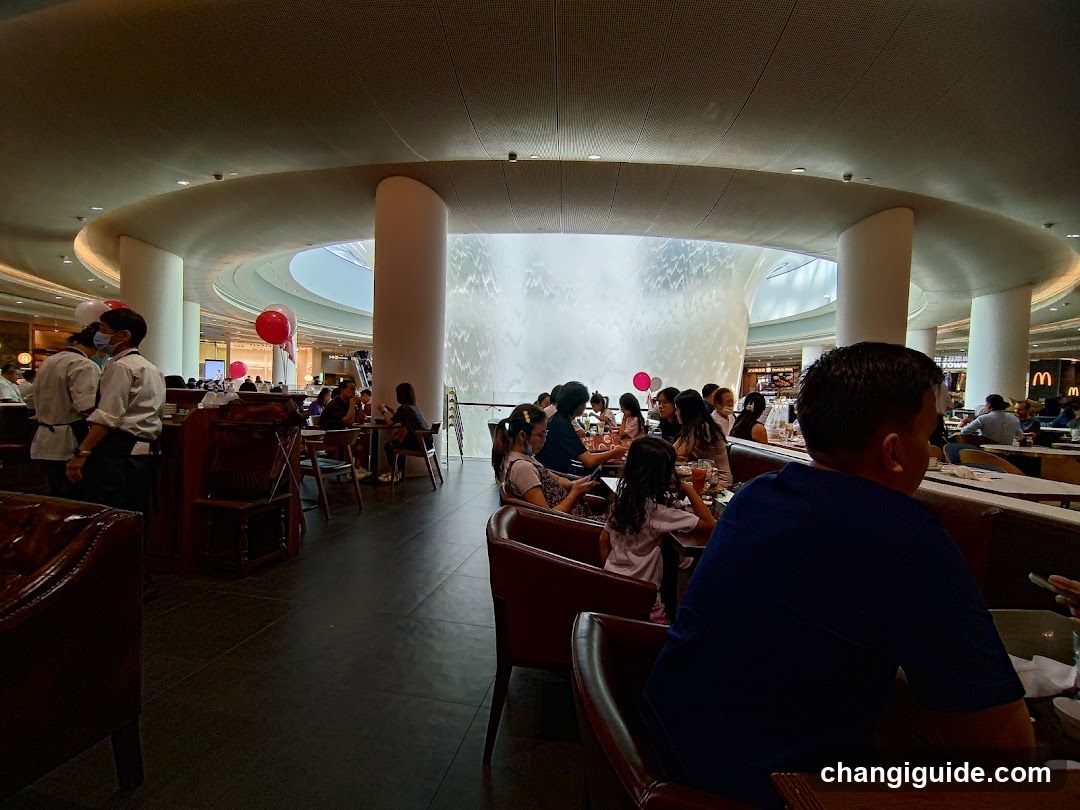 Dining Area with Family and Staff