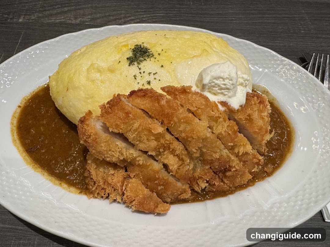Katsu Curry with Omelette