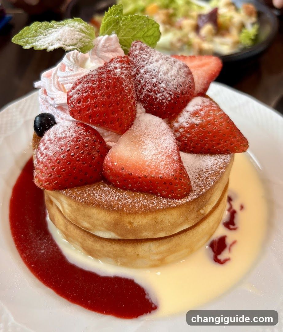 Strawberry Pancake Stack