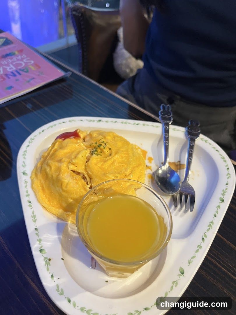 Omelette with Juice