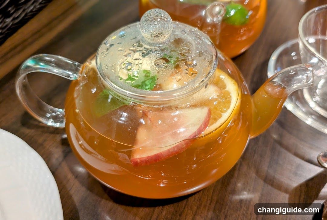 Glass Teapot with Infused Tea